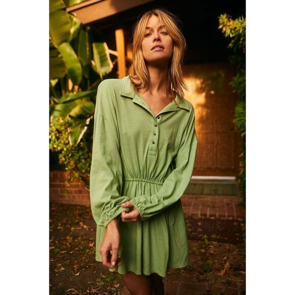 Free People Beach Matilda Mini Dress Size L - Picture 1 of 8